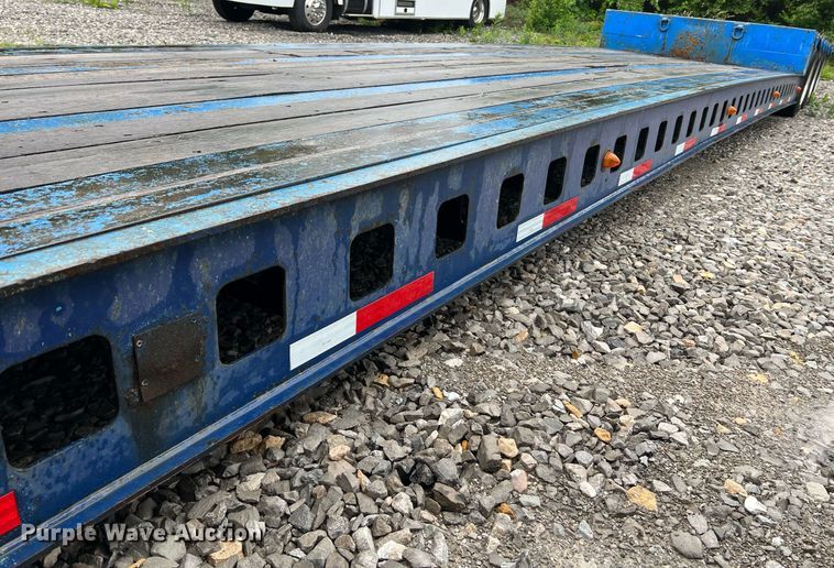 image for item LI9771 1988 Siebert  lowboy equipment trailer