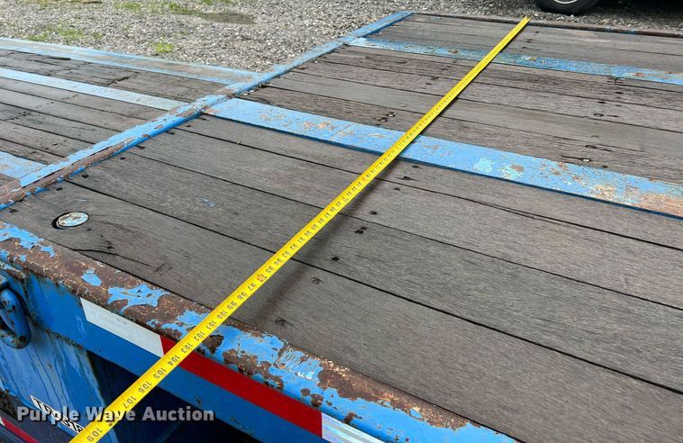 image for item LI9771 1988 Siebert  lowboy equipment trailer