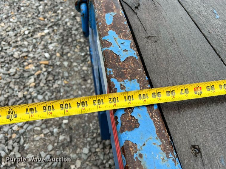 image for item LI9771 1988 Siebert  lowboy equipment trailer