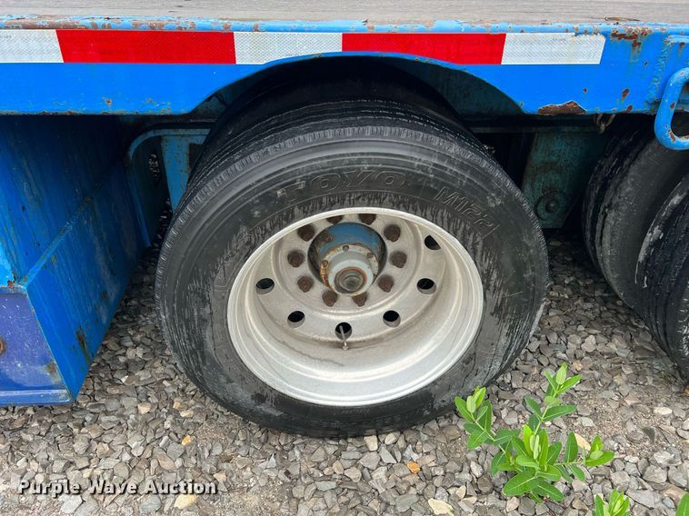 image for item LI9771 1988 Siebert  lowboy equipment trailer