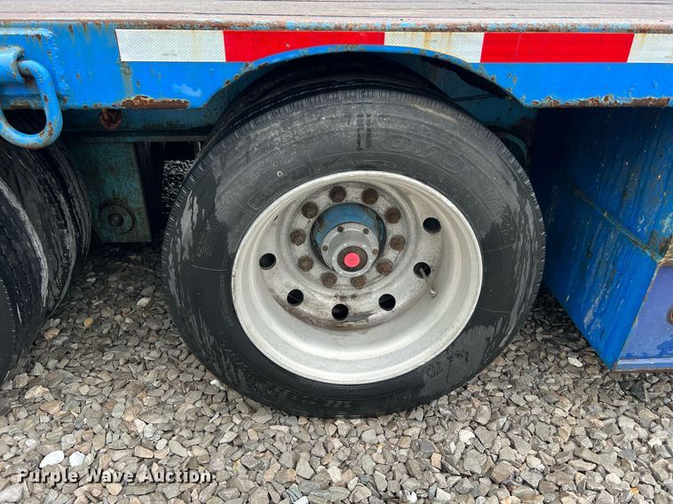 image for item LI9771 1988 Siebert  lowboy equipment trailer