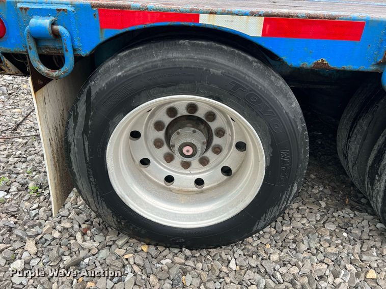 image for item LI9771 1988 Siebert  lowboy equipment trailer