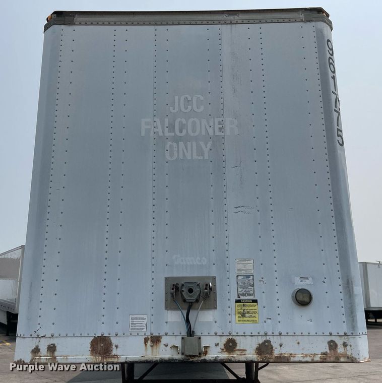 image for item LJ9676 1999 Stoughton AVW-485T-S-C  dry van trailer