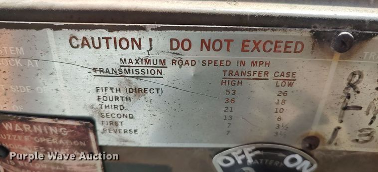 image for item LK9126 1967 Kaiser M52A2  semi truck