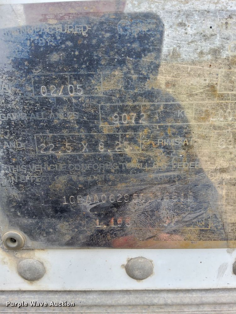 image for item LT9768 2005 Great Dane  dry van trailer