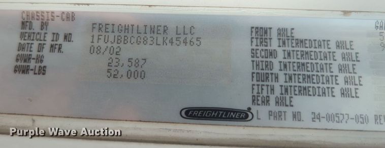 image for item MO9023 2003 Freightliner  semi truck