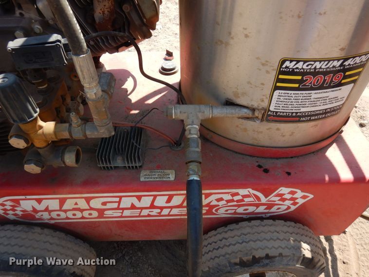 image for item AF9704 Magnum 4000 Gold  hot pressure washer