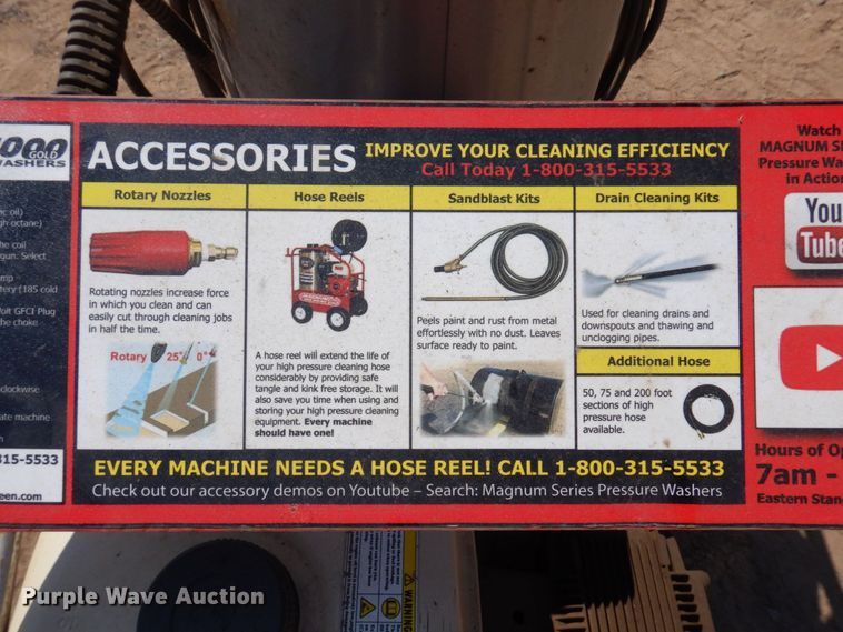 image for item AF9704 Magnum 4000 Gold  hot pressure washer