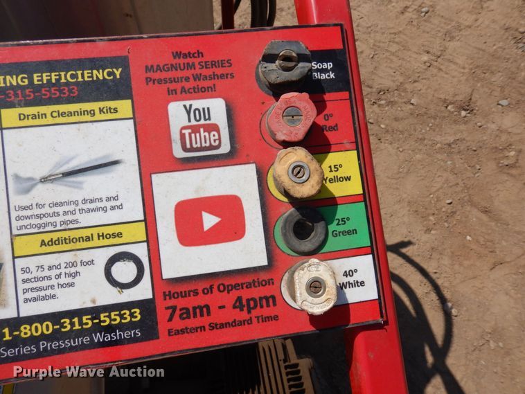 image for item AF9704 Magnum 4000 Gold  hot pressure washer