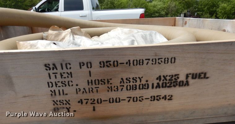 image for item AF9713 (4) 25' x 4" diameter hoses