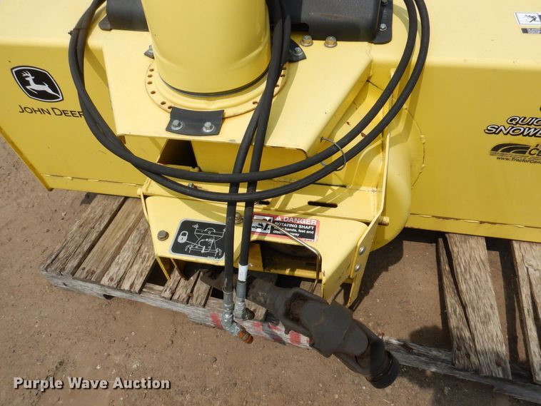 image for item AF9714 John Deere 54  snow blower