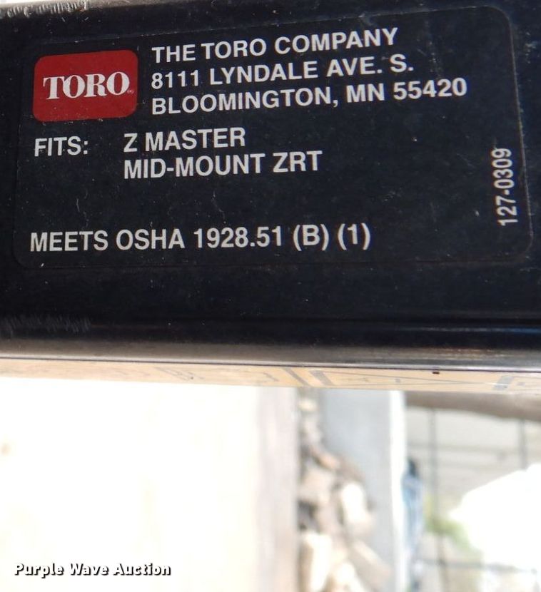 image for item AF9716 Toro Z Master 6000 Series  ZTR lawn mower