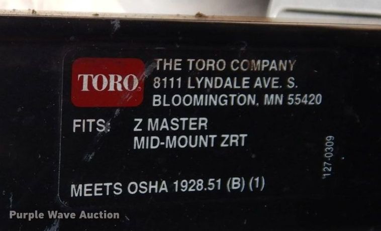 image for item AF9719 Toro Z Master  ZTR lawn mower