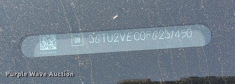 image for item AF9724 2015 GMC Sierra 1500 SLT  Crew Cab pickup truck