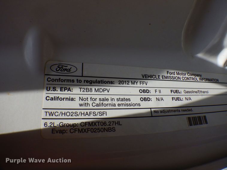 image for item AF9730 2012 Ford F350 Super Duty XLT  SuperCab pickup truck