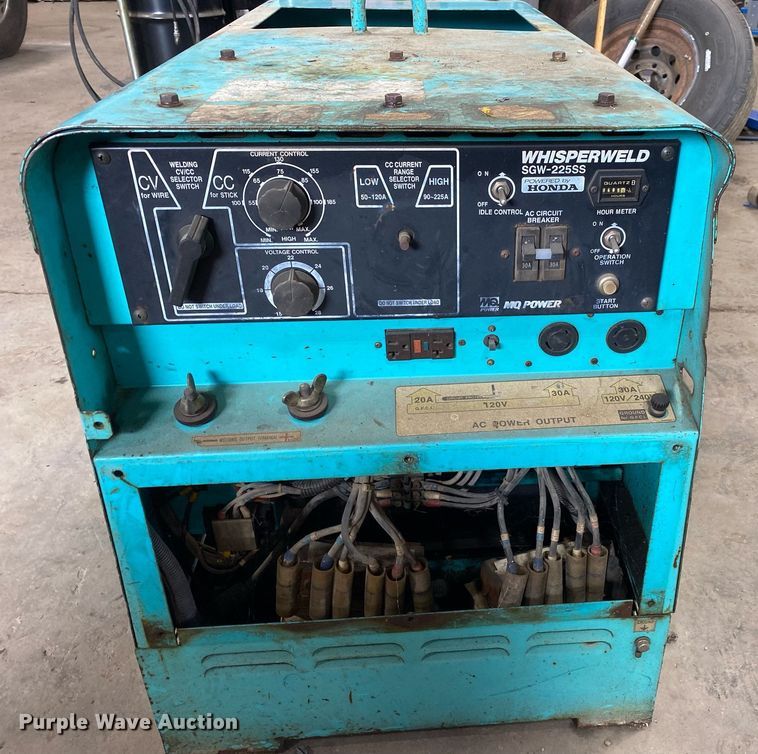 image for item DI7760 Multiquip Whisperweld SGW-225SS  welder/generator
