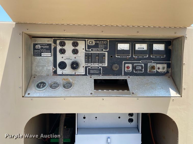 image for item DI7791 Coleman Engineering CTW2500  generator