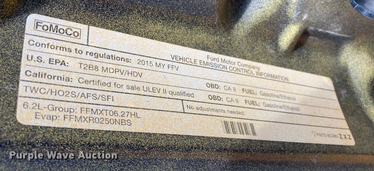 image for item DJ6166 2015 Ford F250 Super Duty  Crew Cab pickup truck