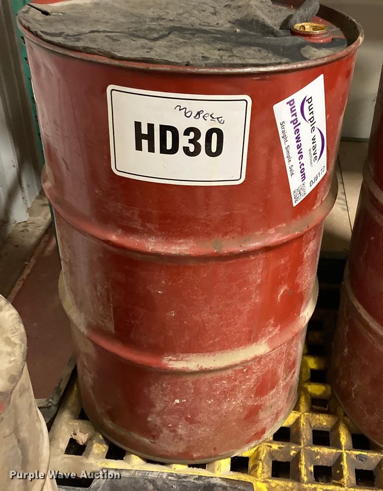 image for item DJ6172 55 gallons of Mobil HD30 transmission oil