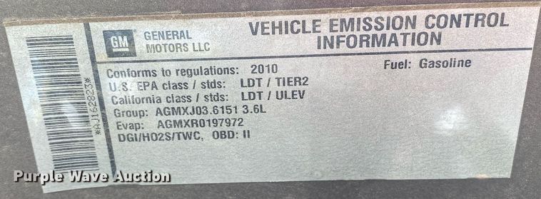 image for item DL7231 2010 GMC Acadia  SUV