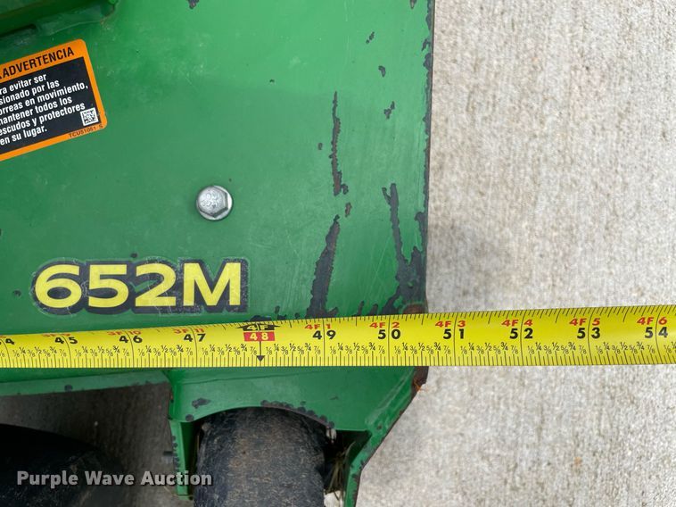 image for item DM0251 2018 John Deere 652M  ZTR lawn mower