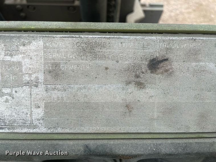 image for item DM0252 Clark GCS25MB  forklift