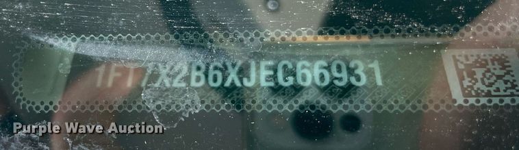 image for item DM0255 2018 Ford F250 Super Duty  SuperCab utility bed pickup truck