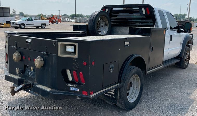 image for item DM0256 2016 Ford F550  SuperCab flatbed truck