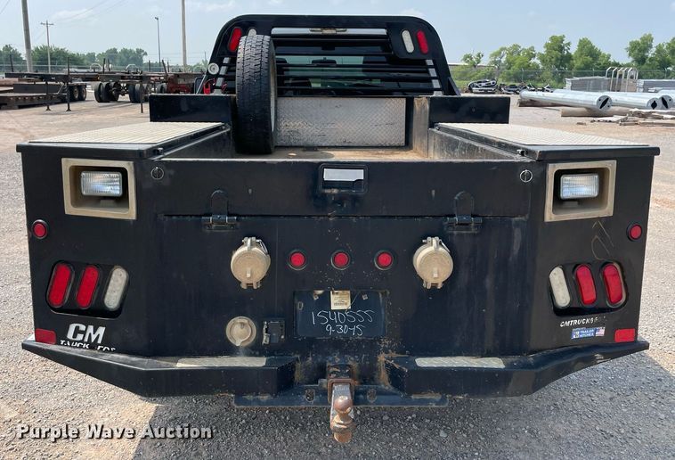 image for item DM0256 2016 Ford F550  SuperCab flatbed truck