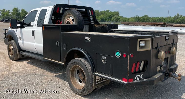 image for item DM0256 2016 Ford F550  SuperCab flatbed truck