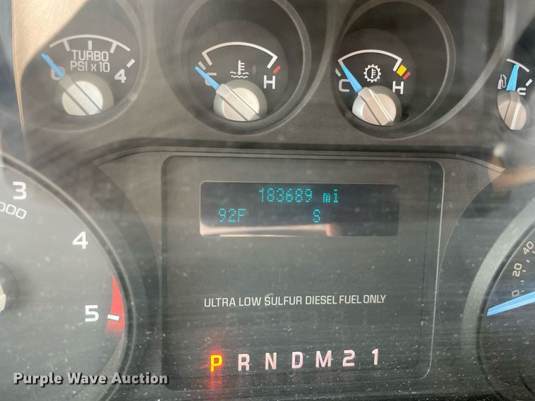 image for item DM0256 2016 Ford F550  SuperCab flatbed truck