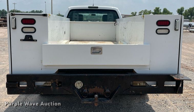 image for item DM0263 2016 Ford F350 Super Duty  SuperCab utility bed pickup truck