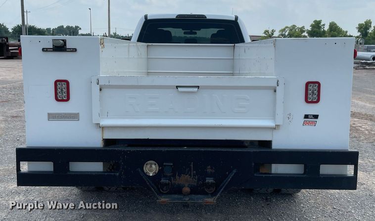 image for item DM0266 2018 Ford F350 Super Duty  SuperCab utility bed pickup truck