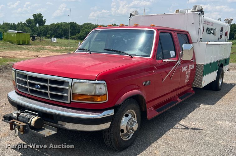 image for item DN3023 1996 Ford F350  Crew Cab rescue vehicle