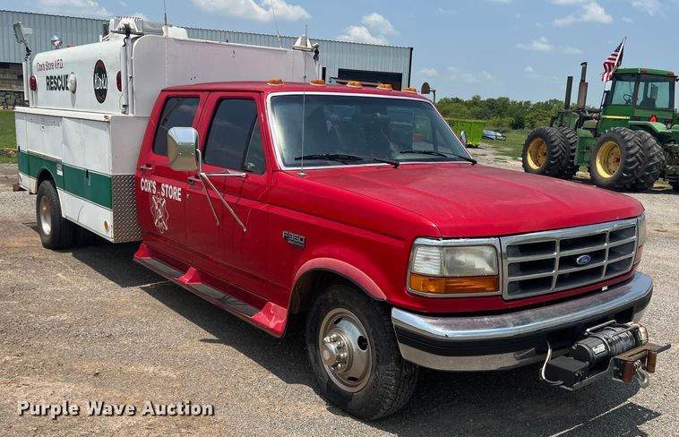 image for item DN3023 1996 Ford F350  Crew Cab rescue vehicle