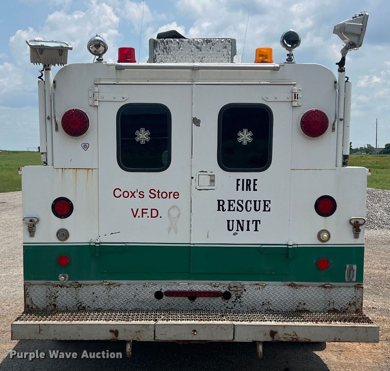 image for item DN3023 1996 Ford F350  Crew Cab rescue vehicle