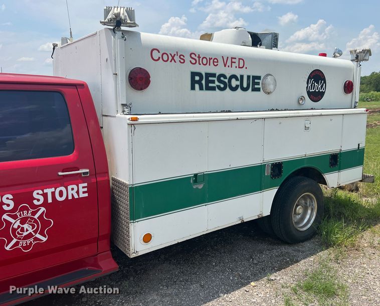 image for item DN3023 1996 Ford F350  Crew Cab rescue vehicle