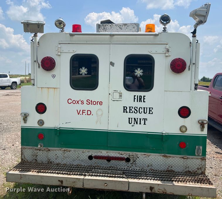 image for item DN3023 1996 Ford F350  Crew Cab rescue vehicle