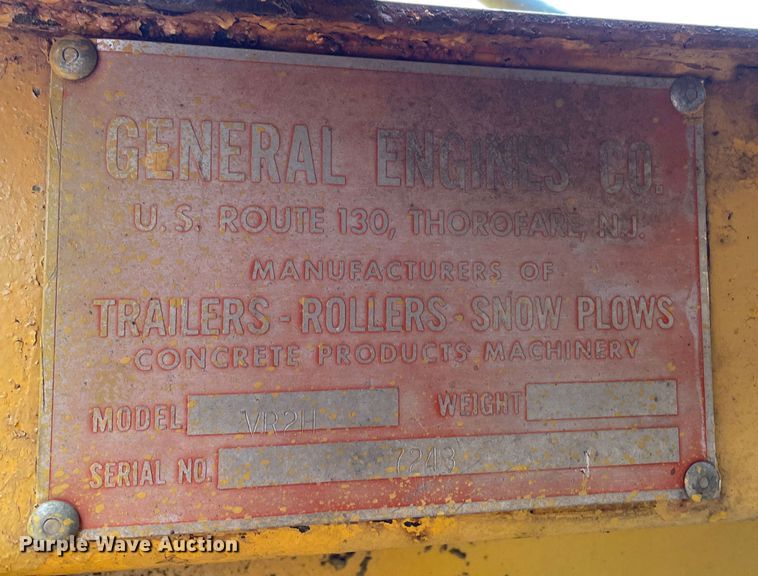 image for item DN4652 General Engines VR2H  double drum roller