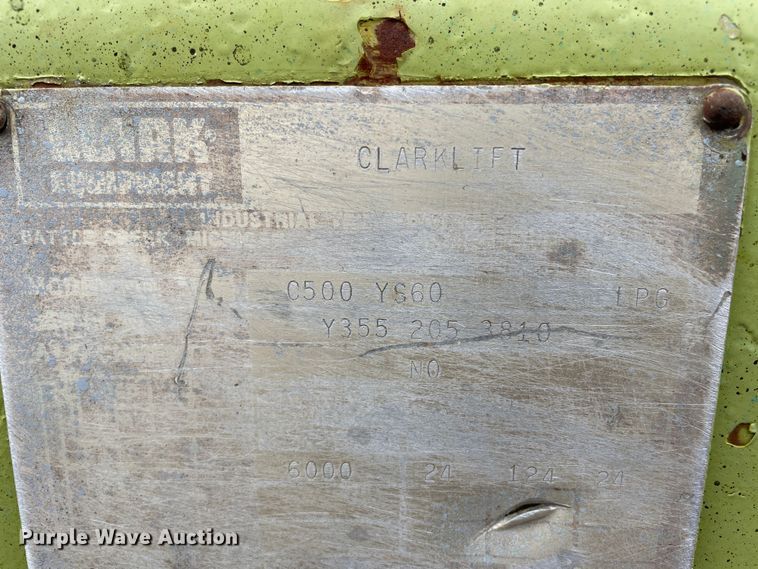 image for item DN4655 Clark C500-YS60  forklift