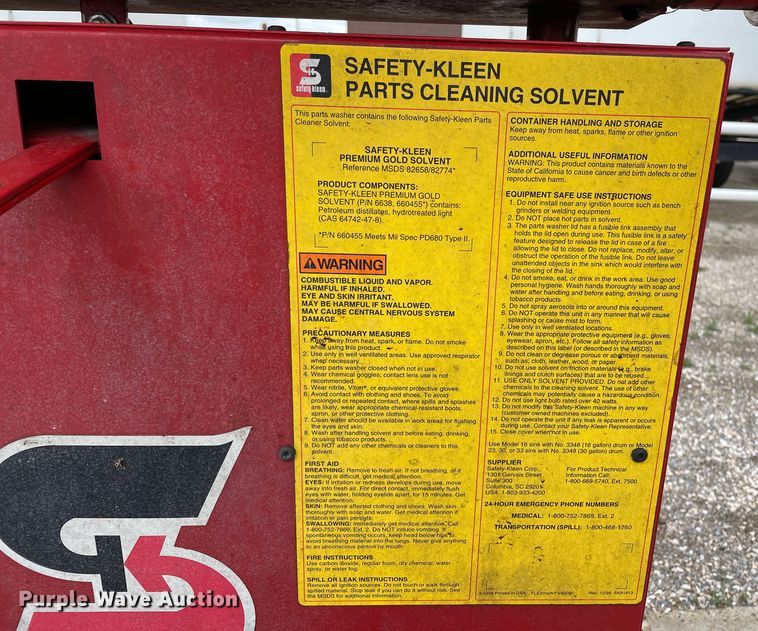 image for item DN4661 System One 110  parts washer