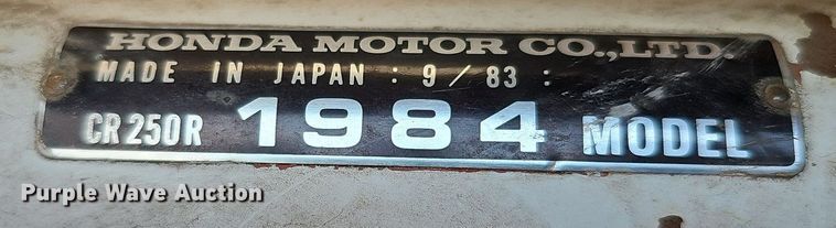 image for item DO2672 1984 Honda Pro-Link 250R  dirt bike