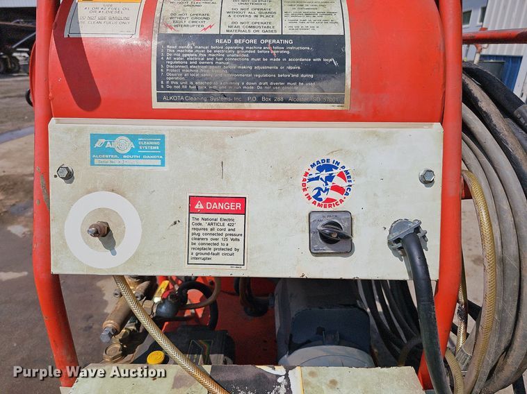 image for item DO2681 Alkota Cleaning Systems 4182  hot pressure washer