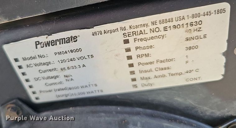 image for item DO2682 (2) Coleman generators