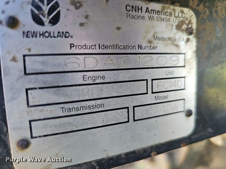 image for item DO2688 New Holland TC34DA  MFWD tractor