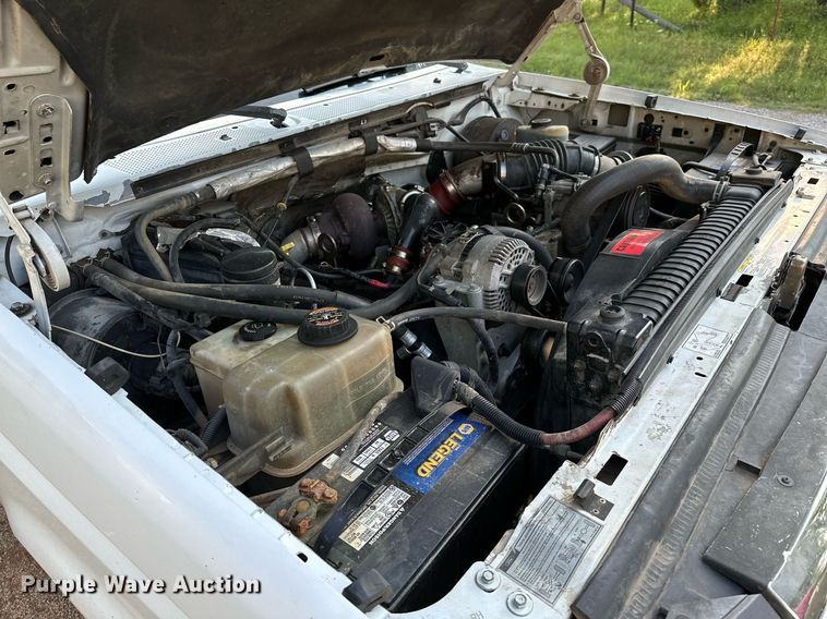 image for item DP3158 1997 Ford F350  flatbed pickup truck