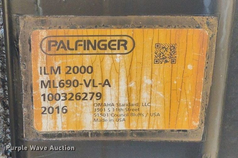 image for item DQ1729 Palfinger  flatbed