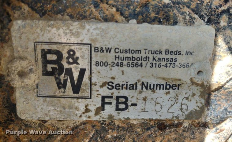 image for item DQ1730 B&W  bale bed