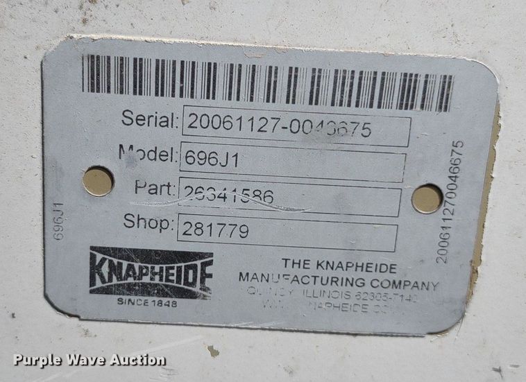 image for item DQ1732 Knapheide 696J1  utility bed