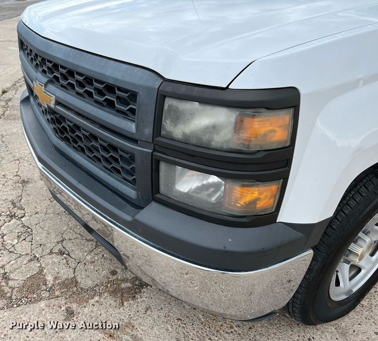 image for item DQ1955 2014 Chevrolet Silverado 1500  flatbed pickup truck
